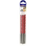 Lot de 5 foret allcut � 5 - 6 - 8 - 10 - 12 - l160mm - plaquette aff�tage sp�cial - sds + - tivoly
