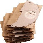 Lot de 5 k�rcher 6. 904 - 322. 0 sachet filtre papier accessoire pour les aspirateurs multifonctions ...