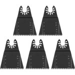 Lot de 5 lames oscillantes, multi outil oscillant quick release lames de scie outil oscillant, accessoires ...