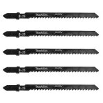 Lot de 5 lames de scie sauteuse makita a - 85771 pour bois et m�tal