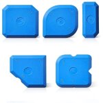 Lot de 5 outils de remplissage de joints en silicone bleu pour joints de cuisine et de salle de bain ...