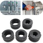 Lot de 5 pinces � sertir profil�es en v pour tubes en cuivre de 12 mm, 15 mm, 18 mm, 22 mm, 28 mm, outil ...