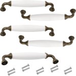 Lot de 5 poign�es de meuble entraxe 128 mm - porte armoire placard tiroir am�nagement d�coration int�rieur ...