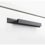 Lot de 5 poign�es placard cuisine poign�es meuble noir - poign�es tiroir noire poign�es - porte cuisine ...