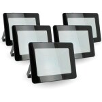 Lot de 5 projecteurs led 30w ip66 extérieur température de couleur: blanc chaud 3000k Lot de 5 projecteurs led 30w ip66 extérieur température de couleur: blanc chaud 3000k