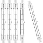 Lot de 5 r7s ampoule halog�ne 78mm 80w 230v, tige halog�ne r7s 78mm, ampoule halog�ne r7s lampe tige ...