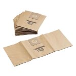Lot de 5 sacs filtres papier 2 couches l karcher 6. 904 - 259. 0 pour nt 35 / 1