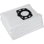 Lot de 5 sacs - filtres en polaire pour aspirateurs eau et poussi�re - compatible wd4 wd5 wd5 / p mv4 ...