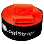 Lot de 5 sangles velcro logistrap 50mmx5m orange fluo - logistrap5