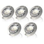 B. k. licht - lot de 5 spots led � encastrer ? pegasus v2