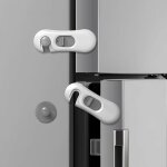 Lot de 5 verrous de s�curit� pour r�frig�rateur avec adh�sif 3m - verrous de s�curit� multi - usages ...