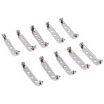 Lot de 50 epingles de s�curit� en m�tal epingle pour broche avec des trous fermoirs � epingles �pingle ...