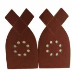 Lot de 50 feuilles de papier abrasif pour ponceuse black & decker ka220g ka230 mouse papier abrasif grain ...
