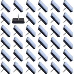 Lot de 50 meubles patins coulissants en t�flon planeurs de meubles avec clous patins de chaise � clouer ...