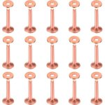 Lot de 50 rivets et fraises en cuivre de 10 � 3, 3 � 19 mm pour ceintures, portefeuilles, colliers, produits ...