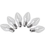 Lot de 6 ampoules de la lampe de sel de l'himalayae12, 15 watt pour le d�cor de l'�clairage de la chambre ...
