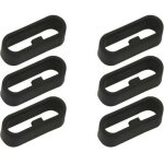 Lot de 6 anneaux de montre en silicone pour montre intelligente, anneaux de bracelet en caoutchouc, adapt�s ...