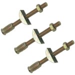 Lot de 6 connecteurs quatre en un pour meubles de placard, panneau m8 x 100 mm, fixations pour assemblage ...