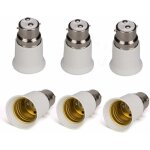 Lot de 6 douilles porte - ampoules b22 vers e27 - adaptateurs d'ampoule � led
