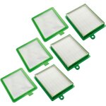 Lot de 6 filtres compatible avec tornado super pro aspirateur (filtre hepa, microfiltre) - vhbw