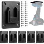 Lot de 6 porte - outils muraux pour dewalt 12 - 20 v / milwaukee 14, 4 - 18 v - support de perceuse �lectrique ...