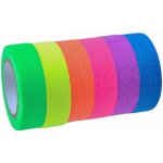 Lot de 6 rubans fluorescents 6 couleurs, ruban n�on r�actif � la lumi�re noire uv pour d�coration de ...