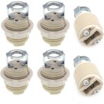 Lot de 6 supports de lampe g9 avec support, douille halog�ne g9 filet�e en c�ramique, de debuns