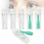Lot de 6 ventouses pour lentilles de contact rigides rgp, en silicone s�curis�, outil de retrait, avec ...