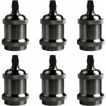 Vurahome - lot de 6 vintage led lighting e27 edison douille ampoule support de lampe suspension plafonnier ...