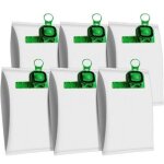 Lot de 6 vk140 sacs d?aspirateur haute efficacit� pour aspirateur vorwerk vk150 fp140 kobold, 27. 511. ...
