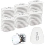 Lot de 60 filtres en coton 3m, filtre pour masque complet, filtre � insertion 5n11 cn, filtre en coton ...