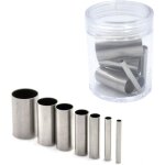Lot de 7 emporte - pi�ces en forme de cercle rond en acier inoxydable, mini emporte - pi�ces, anneau ...