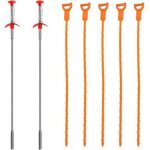 Lot de 7 furet d�boucheurs, 20 pouces / 60cm nettoyeurs pour drain outils de nettoyage de cheveux, 2 ...