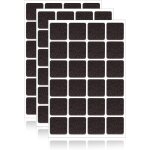 Lot de 72 patins en feutre autocollants - 22 mm - marron - protection solide en feutre pour chaises et ...