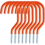 Lot de 8 crochet de v�lo, outils ? crochets utilitaires, fixation murale � vis, �chelle, extension et ...