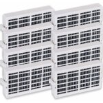 Lot de 8 filtre d�sodorisant pour r�frig�rateur whirlpool whirlpool - w10311524 raf1180, filtre � charbon ...