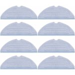 Lot de 8 lingettes de rechange pour roborock s7 t7s t7s puls g10 accessoires, microfibre douce, lavable ...