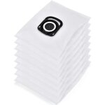 Lot de 8 sacs � poussi�re pour aspirateurs rowenta hygiene + silence force, compact power et x - trem ...