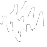 Lot de 9 pinces � ressort de retenue d'ampoule de phare pour h1 h3 h4 h7 ressorts de retenue en m�tal ...