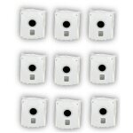 Lot de 9 sacs pour aspirateur lg a939kbgs / a937kgms, sacs � poussi�re et sacs poubelle, accessoires ...