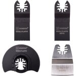 Lot d'accessoires pour outil multifonction - 4 pices - universel pour outils multifonctions oscillants ...