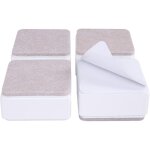 Lot de4(blanc) rehausseur de meubles en acier carbone de 3 cm, rehausseurs de lit en acier carbone 6 ...
