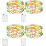 Lot de4 guirlande lumineuse, girlande de lumière 5m 50led guirlandes lumineuses piles mini led intérieur ... Lot de4 guirlande lumineuse, girlande de lumière 5m 50led guirlandes lumineuses piles mini led intérieur ...