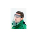 Lot de deux visi�res de protection anti projection - coloris - transparent