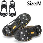 Lot d une paire de crampons antid�rapants taille m avec huit pointes vingt quatre virgule cinq sur dix ...