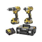 Lot perceuse dewalt dcd796 + visseuse a choc dcf887 18v (2 x 5ah)