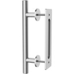 Lot de poign�es de porte coulissante de 30cm, acier inoxydable avec poign�e de porte coulissante, grande ...
