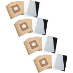 Lot de sacs (papier) + filtre avec 24 pices compatible avec moulinex mo151101 / 4q0, mini space, accessimo, ...