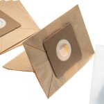 Lot de sacs (papier) + filtre avec 6 pi�ces compatible avec rowenta ro17334a / 4qo, ro1733r1 / 4q0, ro173301 ...