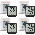 Lot thermometre interieur maison, lcd mini digital thermom�tre avec hygrom�tre, mesure de pr�cision murale ...